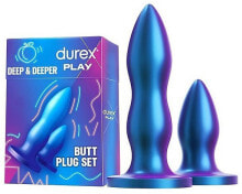 Analplug-Set 2 St. - Durex Play Deep & Deeper Butt Plug Set