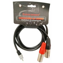 EUROCONNEX 4305 /M XLR To Jack Cable jack 3.5 cable 2x1 M 1.5 m 3.5 mm