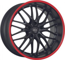 Колесный диск литой Barracuda Voltec T6 mattblack PureSports / Color Trim rot - DS5 7x17 ET33 - LK4/100 ML73.1