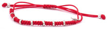 Браслеты стильный ажурный красный браслет каббала AGB546