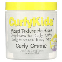Несмываемые средства и масла для волос CurlyKids