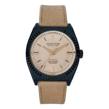 Мужские наручные часы с ремешком Мужские наручные часы с бежевым кожаным ремешком Jason Hyde JH10014