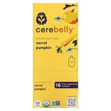 Cerebelly, Organic Baby Puree, White Bean, Pumpkin, Apple with Cinnamon, 6 Pouches, 4 oz (113 g) Each