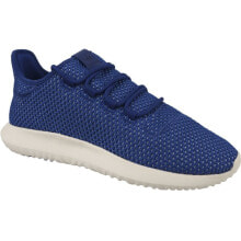Мужские кроссовки спортивные синие текстильные низкие Adidas Tubular Shadow CK M B37593
