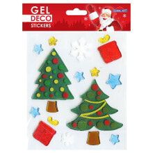 BANDAI Gel Deco Navidad Pinos Stickers
