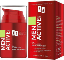 Ultraleichte Gesichtscreme 3in1 - AA Cosmetics Men Active Care