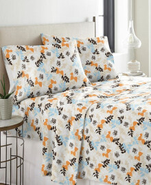 Pointehaven heavy Weight Cotton Flannel Sheet Set California King