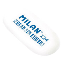 MILAN Box 24 Oval Soft Synthetic Rubber Erasers