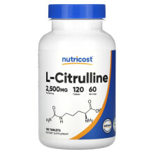 Nutricost, L-Citrulline, 1,250 mg, 120 Tablets