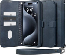 Spigen Wallet S Pro, navy - iPhone 15 Pro