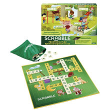 MATTEL GAMES Scrabble Practice & Play Board + UNO Minimalist Free Board Board Game