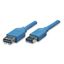 Компьютерные разъемы и переходники Techly ICOC-U3-AA-30-EX USB кабель 3 m 3.2 Gen 1 (3.1 Gen 1) USB A Синий