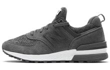 New Balance NB 574 Sport 透气 低帮 运动休闲鞋 女款 深灰色 / Кроссовки New Balance NB 574 Sport