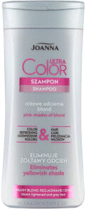 Shampoo für rosa Farbtöne für blondes, aufgehelltes und graues Haar - Joanna Ultra Color System Shampoo