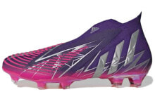 adidas Predator Edge+ FG 硬天然草坪 低帮足球鞋 紫粉 / Бутсы футбольные Adidas Predator GV7381