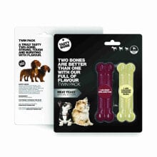 Купить товары для собак TASTYBONE: TASTYBONE Twin Pack Beef Cordon Bleu Toy Bone