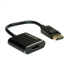 ROLINE 12.03.3164 видео кабель адаптер 0,15 m DisplayPort HDMI Тип A (Стандарт) Черный