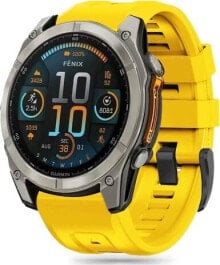 Tech-Protect TECH-PROTECT SILICONE GARMIN FENIX 5X / 5X PLUS / 6X / 6X PRO / 7X / 8 (51 MM) YELLOW