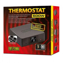 EXO TERRA Dual receptacles thermostat with day & night timer