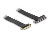 Delock Riser Karte PCI Express x4 Stecker zu Slot 90 gewinkelt mit Kabel - Cable - 0.6 m