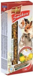 Лакомства для грызунов vitapol Dandelion and yoghurt flavorings for rodents and rabbit Vitapol 90g