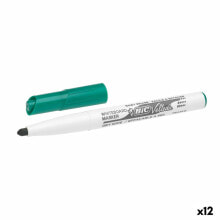 Фетр Bic Pocket 1741 Белая доска Круглая Зеленый (12 штук)