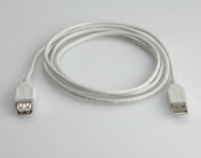 Value USB 2.0 Cable, Type A, 1.8 m USB кабель 1,8 m USB A Белый 11.99.8949