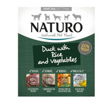 Купить товары для собак NATURO: NATURO Adult Duck And Rice 400 Wet Dog Food