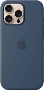 Apple Apple iPhone 16 Pro Max Silikoninis dėklas with MagSafe - Denim