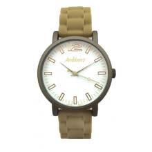 Мужские наручные часы с ремешком Мужские часы с бежевым силиконовым ремешком Arabians DBA2122B