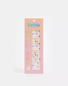 Lottie London – Stick To It – Nagelaufkleber – Alphabet