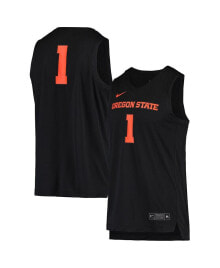 Nike men's #1 Black Oregon State Beavers Replica Basketball Jersey