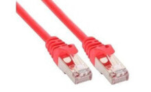 Кабели и разъемы для аудио- и видеотехники InLine S-FTP Cat.5e 50.0m сетевой кабель 50 m Красный 72555R