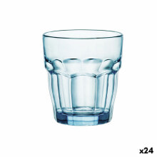 Glass Bormioli Rocco Rock Bar Blue Glass 270 ml (24 Units)