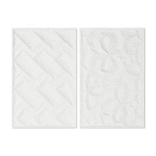 Painting Home ESPRIT Modern With relief 58,5 x 4 x 92,5 cm (2 Units)