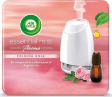 Освежители воздуха и ароматы для дома air Wick Essential Mist Aroma automatyczny odświeżacz powietrza + kojący wkład o zapachu róży 20 ml (AIRW-WK-002-83)