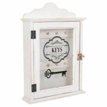 Key cupboard Alexandra House Living White 7 x 36 x 25 cm