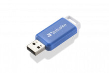 Verbatim V DataBar USB флеш накопитель 64 GB USB тип-A 2.0 Синий 49455