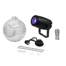 Eurolite Mirror Ball 30cm, motor, PST-5 QCL bk