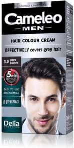 Delia Cameleo Men Hair Colour 3.0 Мужская крем-краска для волос, оттенок темно-каштановый 30 мл