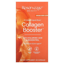 Коллаген Reserveage Nutrition, Collagen Booster с гиалуроновой кислотой и ресвератролом, 60 капсул