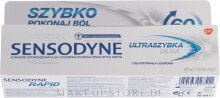 Aufhellende Zahnpasta für empfindliche Zähne - Sensodyne Rapid Relief Whitening