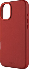 Fixed Fixed MagLeather | Back cover | Apple | iPhone 16 Plus | Leather | Red