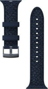 Аксессуары для умных часов и браслетов Njord by Elements Pasek do Apple Watch 44mm niebieski