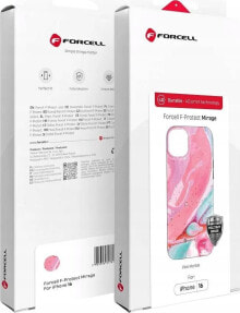 ForCell FORCELL F-PROTECT Mirage, Military Drop-Test futerał kompatybilny z MagSafe do IPHONE 16 PRO MAX pink marble