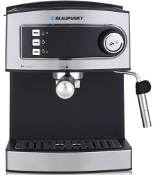 Coffee makers and coffee machines blaupunkt CMP301 Kaffeemaschine Schwarz/Silber mit Druckbrühsystem