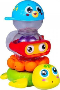 Игрушки для ванной для детей до 3 лет smily Play Wesoła piramidka do kąpieli