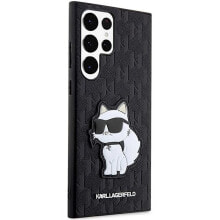 KARL LAGERFELD KLHCS23LSAKLHCPK S23 Ultra S918 Saffiano Monogram Choupette phone case