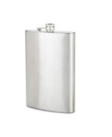 True Brands stainless Steel Flask, 10 Oz