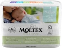 Купить детские подгузники и средства гигиены Moltex: Windeln Pure & Nature Gr. 1 Newborn (2-5 kg), 22 St